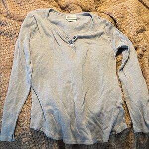 Women’s Dickies Grey Waffle Long Sleeve
